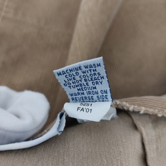 Y2K Old Navy Brown Mini Micro Skirt Corduroy Women's 14 - Picture 4 of 12